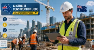 Australia construction jobs with visa sponsorship in 2026